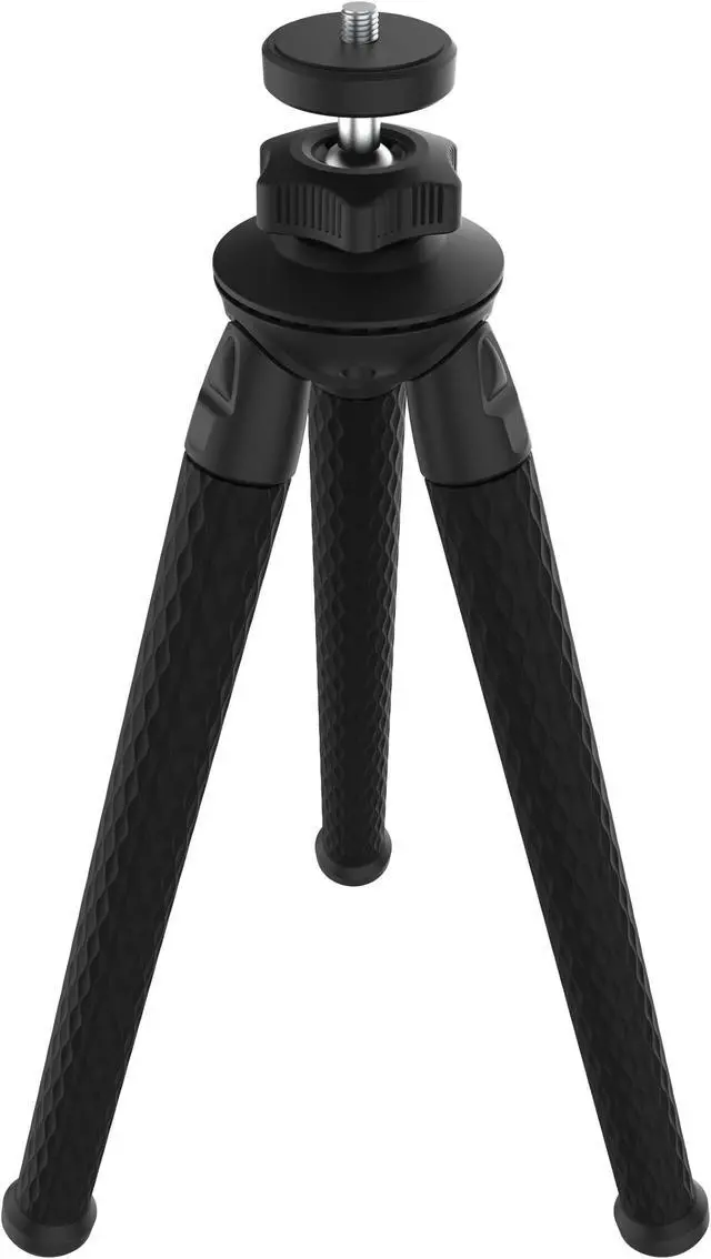 Alt view image 9 of 10 - Sabrent Universal Flexible Tripod Standard Tripod Mount [GoPro Mount Adapter Included] (TP-FLTP)