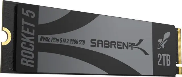 Main image of SABRENT Rocket 5 2TB Advanced Performance Internal M.2 PCIe GEN 5 14GB/s X4 NVMe SSD (SB-RKT5-2TB)