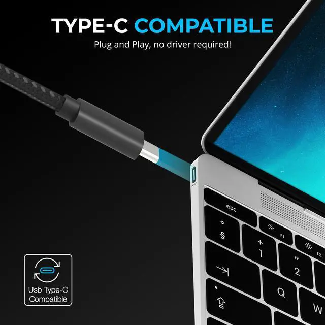 Alt view image 5 of 14 - SABRENT USB C Hub 7-Port 20W Powered Hub with Switches (HB-3A4C)