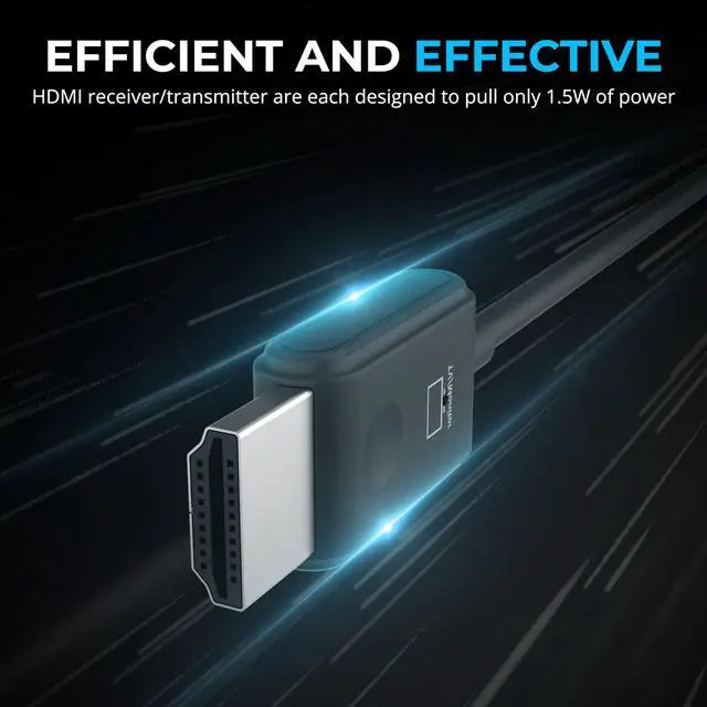 Alt view image 3 of 7 - SABRENT -Wireless HDMI Transmitter and Receiver -100ft/30m, Seamless FHD Quality (1080p@60Hz) Plug-and-Play - Stream Video & Audio From PC, Laptop to TV, Projectors, and More (DA-H1R1)