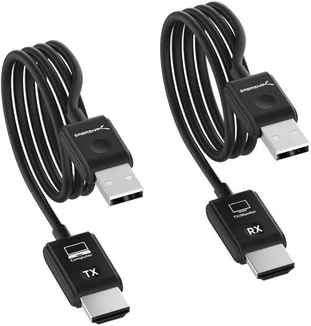 Main image of SABRENT -Wireless HDMI Transmitter and Receiver -100ft/30m, Seamless FHD Quality (1080p@60Hz) Plug-and-Play - Stream Video & Audio From PC, Laptop to TV, Projectors, and More (DA-H1R1)