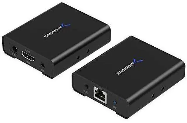 Alt view image 8 of 9 - Sabrent 1080P 3D HDMI Extender Over CAT6 [164 Feet / 50 Meters] (DA-HDEX)