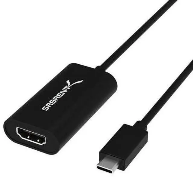Alt view image 12 of 12 - Sabrent USB 3.1 Type-C to HDMI Adapter (DA-HDMC)