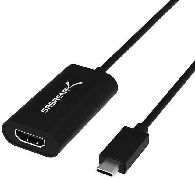 Alt view image 11 of 12 - Sabrent USB 3.1 Type-C to HDMI Adapter (DA-HDMC)