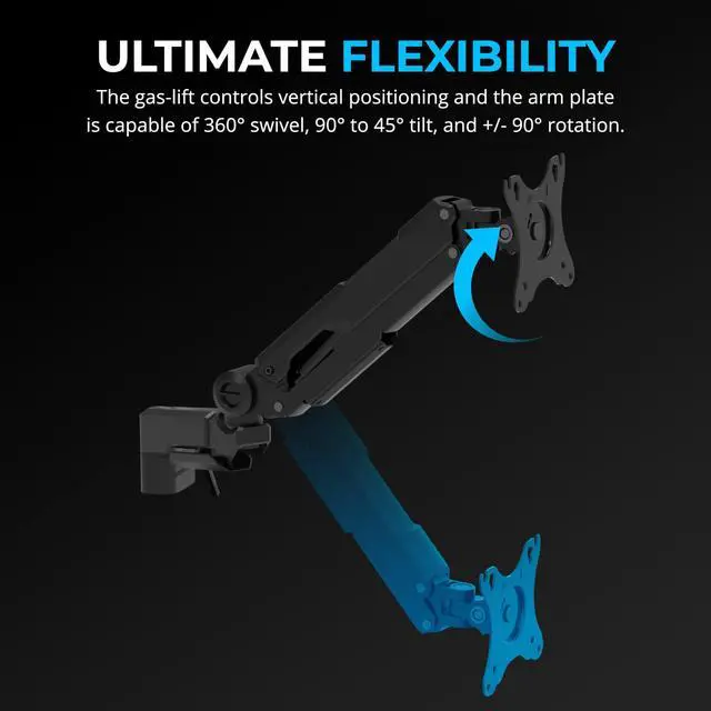 Alt view image 2 of 5 - SABRENT Additional Monitor Arm & Mount Upgrade Kit (SB-DSAM)