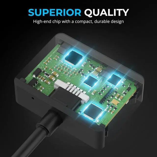 Alt view image 7 of 7 - SABRENT USB Type-C to 3.5mm Audio Adapter with 100W PD, USB C External Sound Card for Headset Microphone Speakers Stereo Output 24-bit 96KHz Compatible with Laptop Tablet Smartphone (AU-PACM)