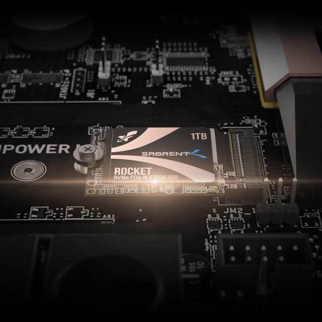 Alt view image 7 of 9 - SABRENT Rocket 2230 NVMe 4.0 1TB High Performance PCIe 4.0 M.2 2230 SSD [SB-2130-1TB]