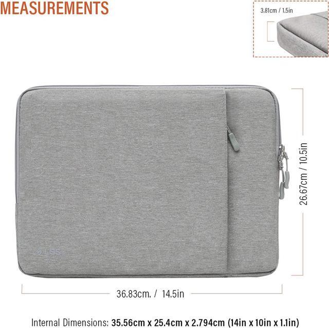 Alt view image 2 of 4 - LSS Protective Laptop Sleeve for Men/Women - Stylish & Durable Sleeve Bag for 13"-13.5" Laptops - Cool Laptop Sleeve - Compatible with MacBook, Microsoft Surface, Lenovo, HP, Dell, & More