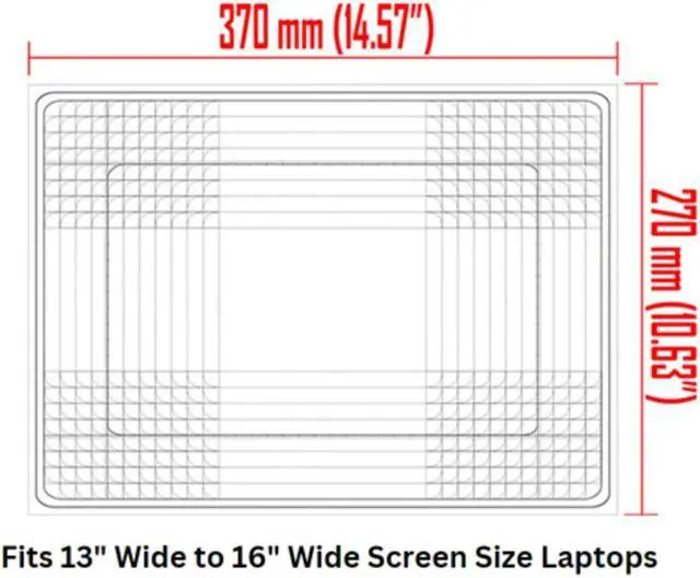 Alt view image 3 of 3 - LSS 15 15.6 Inches Laptop Notebook Skin Sticker with 2 Wrist Pads - Reusable Cover Protector Vinyl Sticker Cover Decal Fits 13" - 16" - Pink Hearts Envelope Pattern