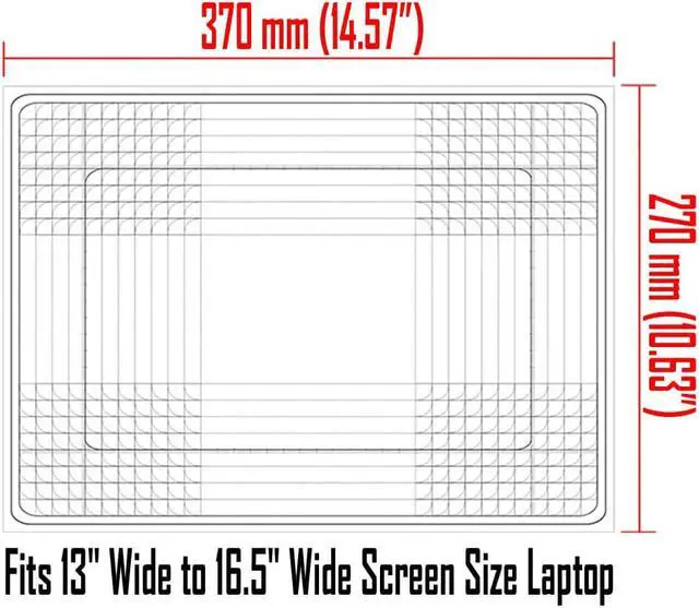 Alt view image 3 of 3 - LSS 15 15.6 Inches Laptop Notebook Skin Sticker with 2 Wrist Pads - Reusable Cover Protector Vinyl Sticker Cover Decal Fits 13" - 16" - Cool Car in The City Pattern