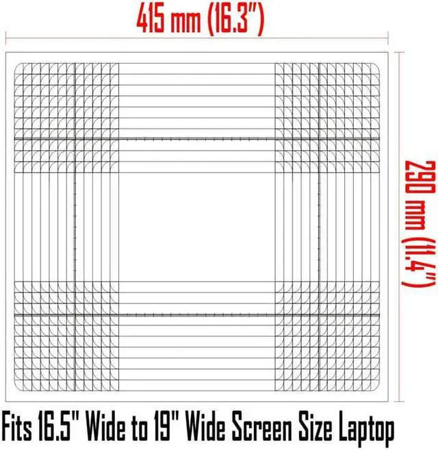 Alt view image 3 of 3 - LSS 17 17.3 Inches Laptop Notebook Skin Sticker with 2 Wrist Pads - Reusable Cover Protector Vinyl Sticker Cover Decal Fits 17" - 19" - Earth Pattern