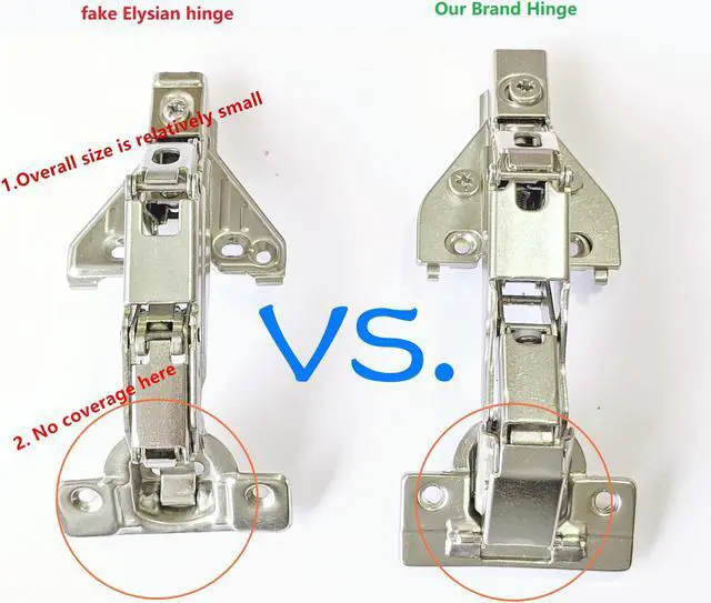 Alt view image 7 of 7 - 165 Degree Full Overlay Screw-On Lazy Susan Cabinet Hinge with Face Frame Plate for Door Connect Frame Kitchen Cabinet Corner Door Hinges Metal Lasy Susan Hardware Corner Cabinet Replacement