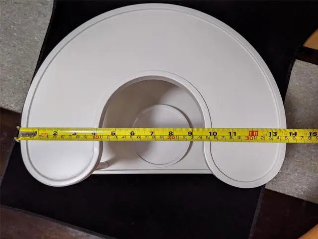 Alt view image 5 of 6 - Two Tier Organizer Wood Lazy Susan for Countertop Spinner Turntable Tea Organizer for Cabinet Soda Rack Organizer Turn Tables for Organization Spice Storage Organizer House Organization (Pure White)