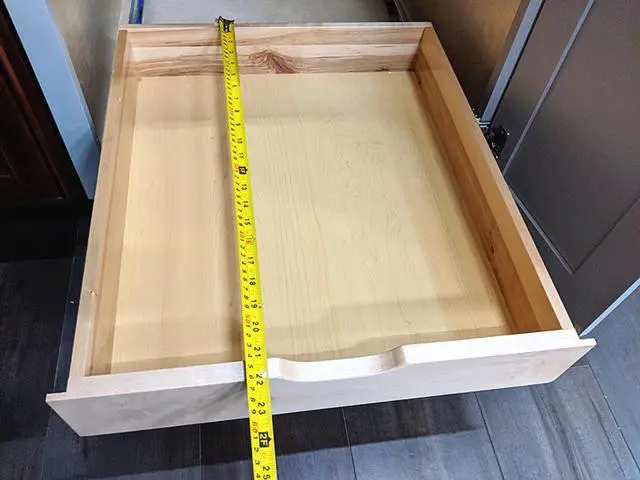 Alt view image 4 of 7 - Fully Assembled Soft Close Wooden Drawer Organizer Pull Out Under Cabinet Sliding Shelf Base Kitchen Bathroom Vanity Under Sink Pull Out Organizer Drawer Roll Out Wood Storage 20 in. width x 22''depth