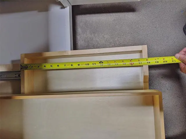 Alt view image 4 of 7 - 2 Tier Pull Out Organizer Shelf Sliding Drawer Storage for Kitchen Bathroom Storage Cabinet Under Sink Slide Out Shelf Organizing Storage Pull-Out Cabinet Organizer Roll Out Drawer