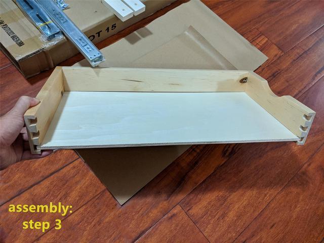 Alt view image 6 of 7 - D.I.Y Pull Out Drawers for Kitchen Cabinet Wood Drawer Rolling Tray for Small Storage Cabinet Pull-out Cabinet Organizer Slide Out Cabinet Organization for Kitchen Pantry Organization Storage