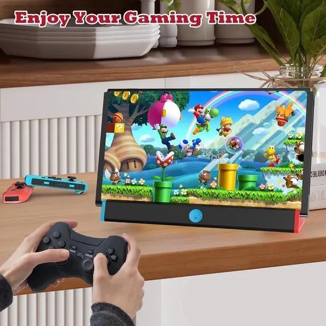 Alt view image 6 of 7 - Abourt TV Docking Station Support 4K HDTV Output with C Port/USB 3.0, Replacement for Official Switch Dock, PortableNo Power Cord Included, Compatible with Switch/OLED