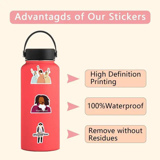 Alt view image 5 of 7 - 55PCS Hamilton Merch Stickers Pack Cute Musical Sticker for Water Bottle Laptop Skateboard Journal, Waterproof Vinyl Cool Decals for Teens Adults Party Supplies