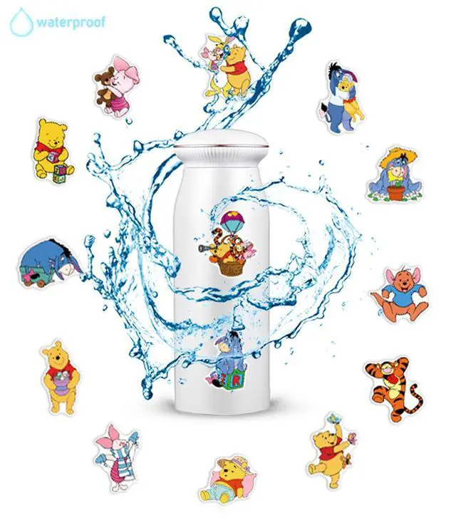 Alt view image 5 of 7 - 50Pcs Cute Cartoon Winnie Pooh Bear Stickers Movie Winnie The Pooh Decorative Waterproof Stickers Decals for Water Bottle,Laptop,Phone,Skateboard for Teens & Adults (Wnxx)