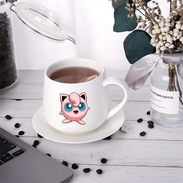 Alt view image 4 of 7 - 50 PCS Cute Cartoon Monster Stickers,Japanese Anime Stickers,Hot Cartoon Vinyl Sticker for Water Bottle Laptop Phone Scrapbooking Journaling for Adults Teens for Party Supply Favor Decor (PKM50)