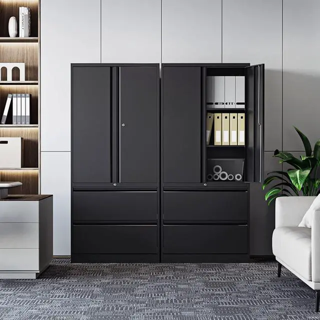 Alt view image 4 of 7 - File Cabinet, Metal Storage Cabinet with Adjustable Shelf for Home Office