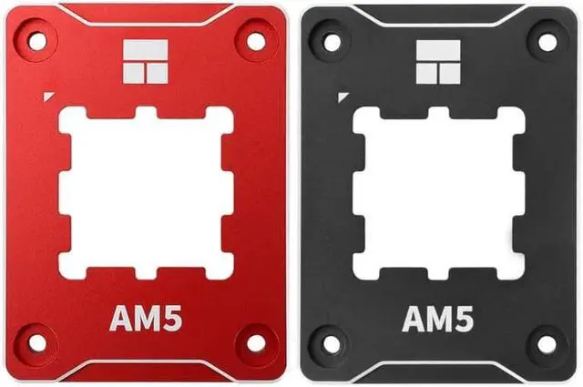 Alt view image 2 of 6 - for ASF AMD AM5 Secure Fixing Frame Computer CPU Bending Corrector Buckle Anti Bending CNC Aluminum Alloy Protector Bracket Color: Red