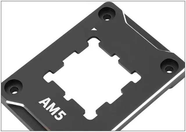 Alt view image 6 of 6 - for ASF AMD AM5 Secure Fixing Frame Computer CPU Bending Corrector Buckle Anti Bending CNC Aluminum Alloy Protector Bracket Color: Red