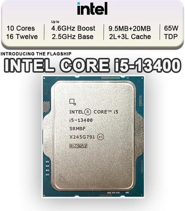 Intel Core i5 13400 CPU Processor New i5-13400 2.5 GHz 10-Core 16