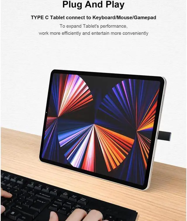 Alt view image 5 of 7 - 4 Pack USB C to USB Adapters, Type C to USB 3.0 USB C Adapter Side by Side Male to USB 3.0 Female Typec Adaptor for M-acBook Pro, i-Mac i-Pad Mini 6, Thunderbolt 3/4 Type C OTG Adaptador Converter