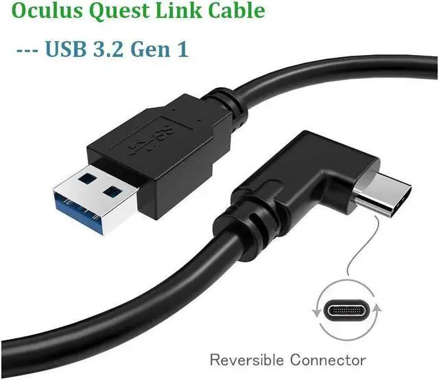 Alt view image 5 of 7 - USB C Cable 10ft/3M, Oculus Quest Link Cable, High Speed Data Transfer & Fast Charging Cable Compatible for Oculus Quest1/Quest2 and Gaming PC