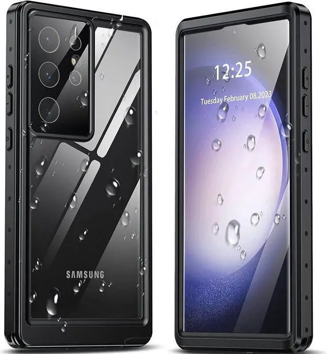 Main image of BONAEVER For Samsung Galaxy S23 Ultra Case Waterproof Case with [Built-in Screen Protector] [Military Shockproof] Phone Cover for Galaxy S23 Ultra 5G 6.8'' 2023