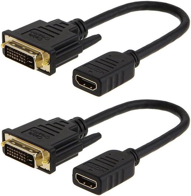 HDMI to DVI adapter, HDMI-female (A-HDMI-DVI-2)