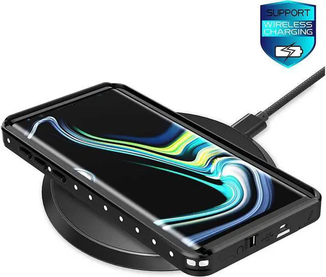 Alt view image 7 of 7 - BONAEVER For Samsung Galaxy Note 9 Waterproof Case Built in Screen Protector Protective Shockproof Cover IP68 Underwater Waterproof Case for Galaxy Note 9 6.4 inch