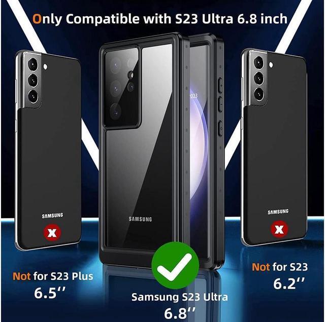 Alt view image 2 of 7 - BONAEVER For Samsung Galaxy S23 Ultra Case Waterproof Built-in Screen Protector Protective Shockproof Anti-Scratch Rugged Cover for Galaxy S23 Ultra 5G 6.8'' 2023