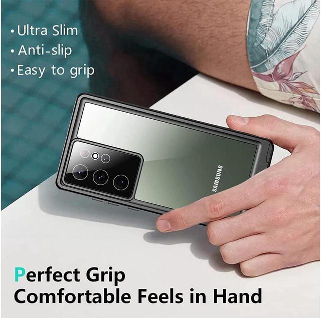 Alt view image 7 of 7 - BONAEVER For Samsung Galaxy S23 Ultra Case Waterproof Built-in Screen Protector Protective Shockproof Anti-Scratch Rugged Cover for Galaxy S23 Ultra 5G 6.8'' 2023