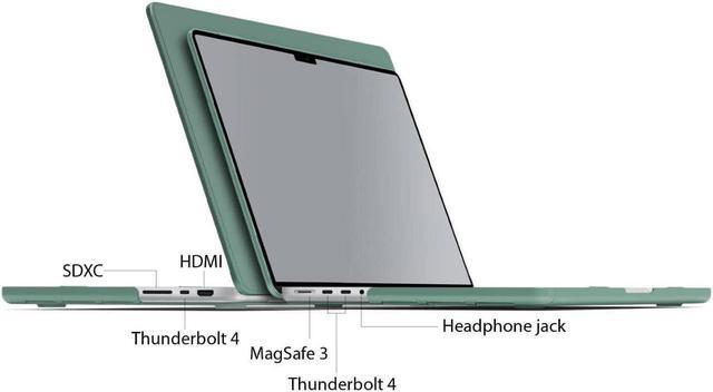 Alt view image 3 of 7 - BONAEVER For Macbook Pro 14 inch Case 2023 2022 2021 Release M2 A2779 A2442 M1 Pro/Max Chip with Touch ID Hard Case Shell Cover Keyboard Skin Cover