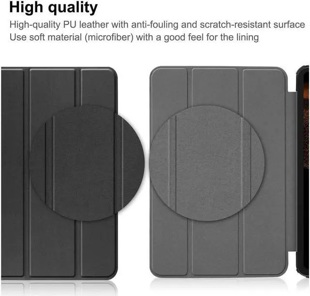 Alt view image 7 of 7 - BONAEVER For Samsung Galaxy Tab S8 Ultra Case 14.6 Inch 2022 with S Pen Holder Model SM-X900 / SM-X906 Slim Stand Protective Smart Folio Cover with Universal Stylus Pen