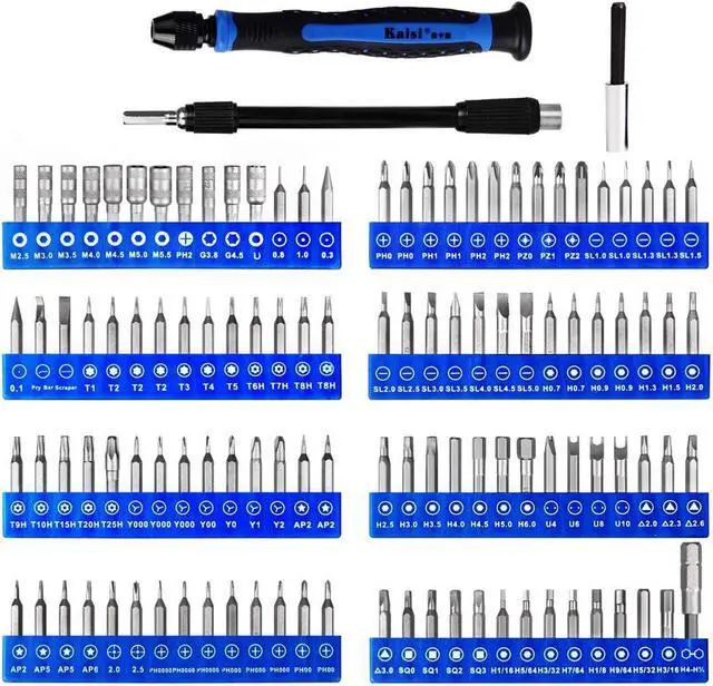 Alt view image 2 of 7 - BONAEVER 126 in 1 Precision Screwdriver Set with 111 Bits Magnetic Driver Kit Professional Electronics Repair Tool Kit for Repair Computer PC MacBook Laptop iPhone Xbox Game Console