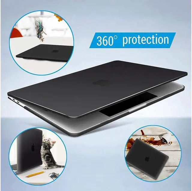 Alt view image 7 of 7 - BONAEVER Compatible with MacBook Pro 15 Inch Case 2019 2018 2017 2016 A1990 A1707 Hard Shell Case with Keyboard Cover & Type C Adapter for Mac Pro 15 Touch Bar