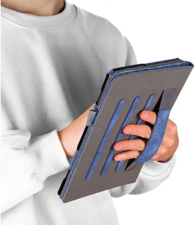 Alt view image 5 of 7 - BONAEVER Case for Lenovo Tab M10 / P10 Smart Folio Stand Cover For Lenovo Tab M10 X605F / P10 X705F 10.1 inch with Multiple Viewing Angles / Document Card Pocket