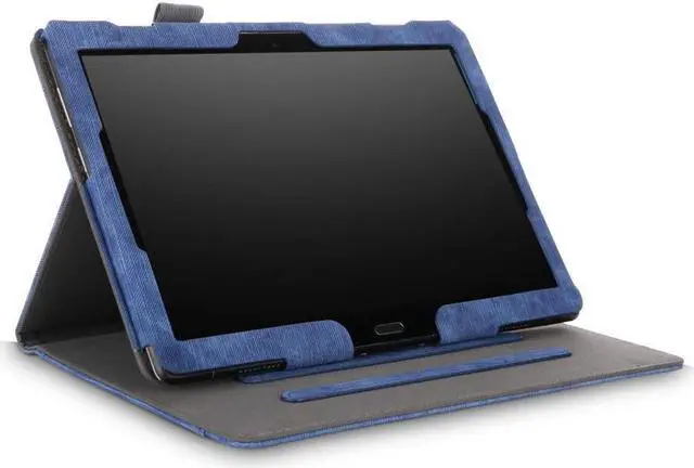 Alt view image 7 of 7 - BONAEVER Case for Lenovo Tab M10 / P10 Smart Folio Stand Cover For Lenovo Tab M10 X605F / P10 X705F 10.1 inch with Multiple Viewing Angles / Document Card Pocket