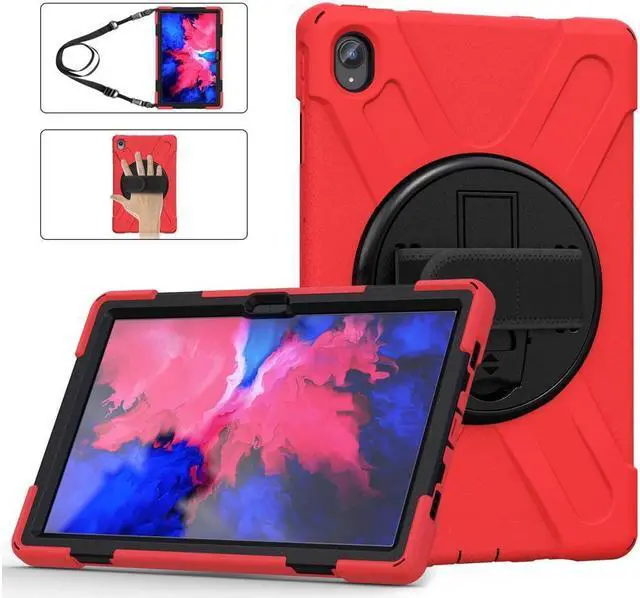 Alt view image 5 of 7 - BONAEVER Case for Lenovo Tab P11 Plus / P11 11 inch 2022 2021 2020 TB-J606F TB-J606X TB-J616F TB-J607F with Stand Shoulder Strap Shockproof Cover