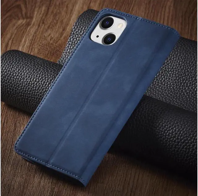 Alt view image 7 of 7 - BONAEVER Case for iPhone 14 Plus 6.7 inch Premium PU Leather Cover with Card Holder Stand and Shockproof Flip Wallet Cover