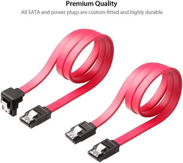 Alt view image 3 of 6 - BONAEVER SATA Cable SATA Power Splitter Cable SSD SATA III Hard Drive Connection Cables