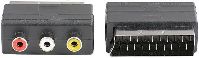 Main image of Composite RCA SVHS AV TV Audio Converter RGB Scart To 3 RCA S-Video Adapter for Video DVD Recorder TV Television Projector