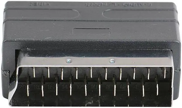 Alt view image 3 of 4 - Composite RCA SVHS AV TV Audio Converter RGB Scart To 3 RCA S-Video Adapter for Video DVD Recorder TV Television Projector