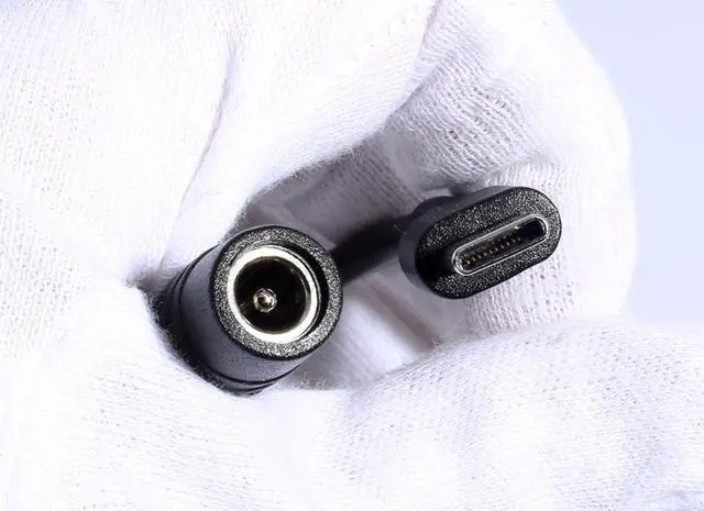 Alt view image 2 of 6 - DC Type-c Female To 5.5*2.1 Female Cables 5521 Power Jack DC Power Conector 5.5x2.1 Adapter USB Type C Converter