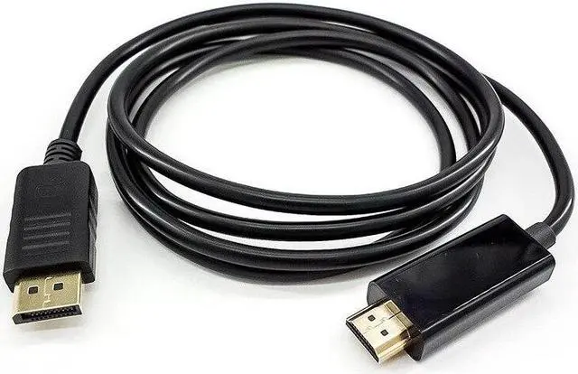 Main image of 1.8m Thunderbolt Displayport DP to HDMI-compatible Cable Adapter Converter for PC Laptop Projector 1080p
