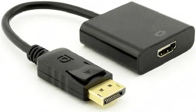 Main image of HD 4K DisplayPort 1.2 DP Male To HDMI-compatible Female Video Audio HDTV Black Adapter Converter Multiple MonitorWhite
