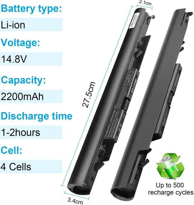 Alt view image 5 of 5 - 14.8V Battery for HP Pavilion 14-BS007NG 15-BW012NO 17-BS109TX 17-BS008DS 15-BS523NS
